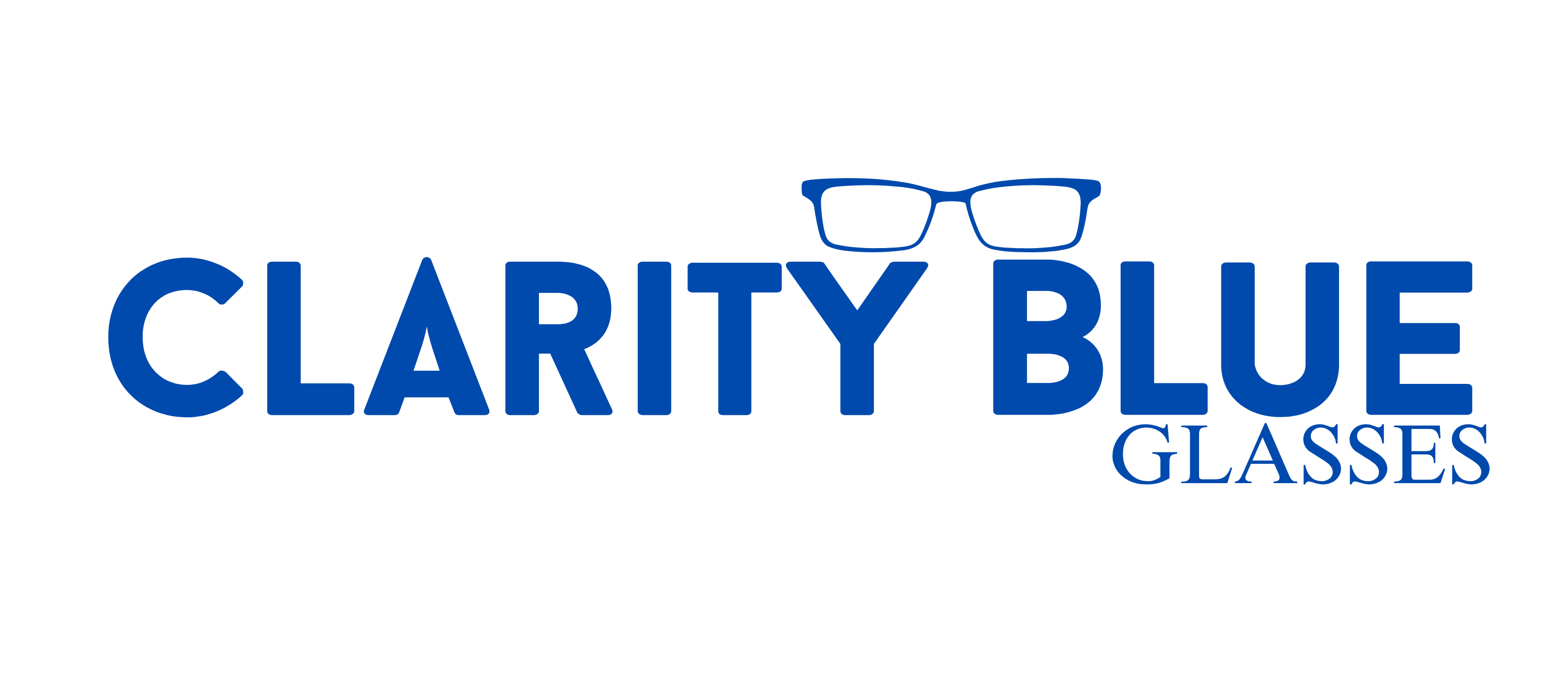Clarity Blue Glasses Logo